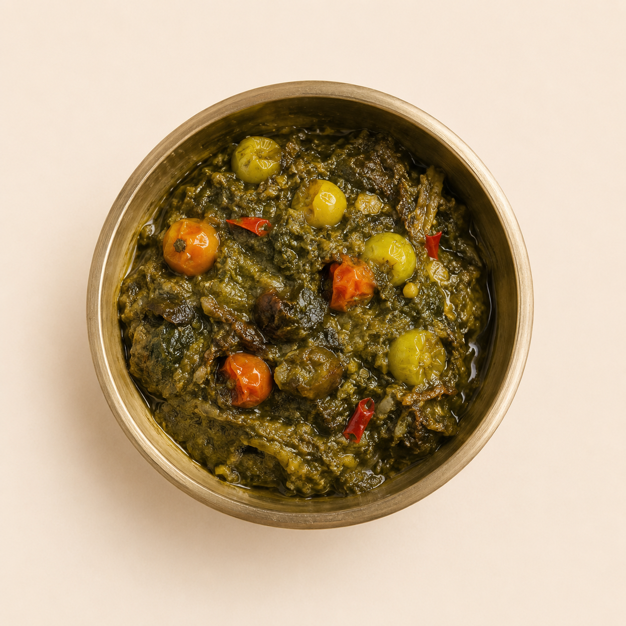 Kosu Thuri (কচু থুৰি) — Assamese Taro Shoots & Tender Leaves